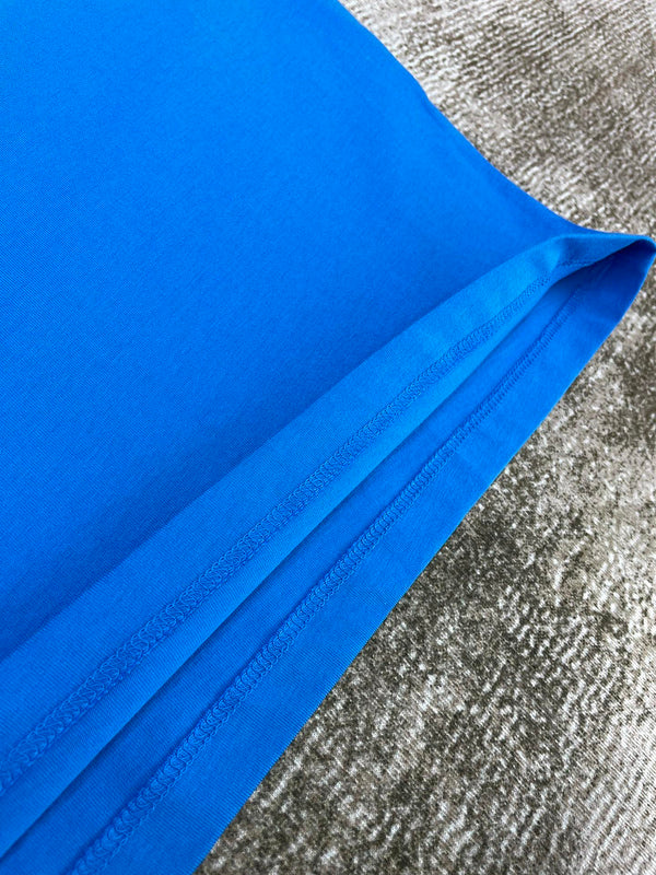Close-up of Amiri t-shirt craftsmanship