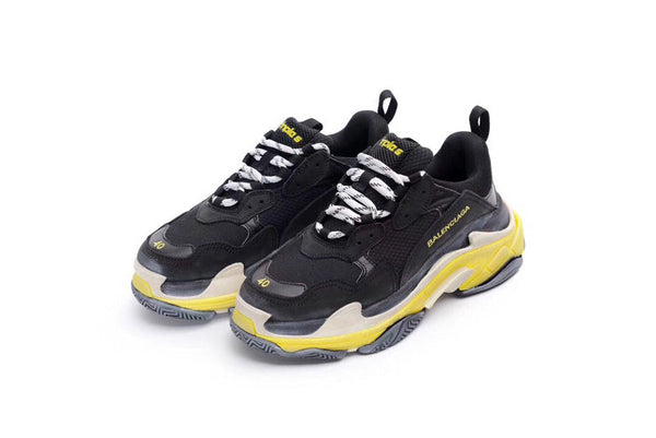 Balenciaga shoes Style 398 - front view, classic monogram styling