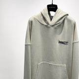 Close-up of Balenciaga designer clothing craftsmanship