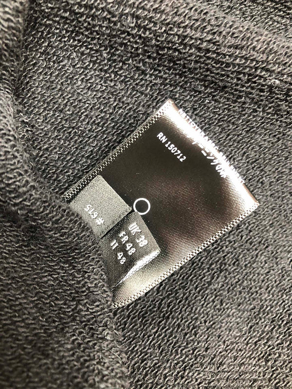 Close-up of Amiri hoodie craftsmanship