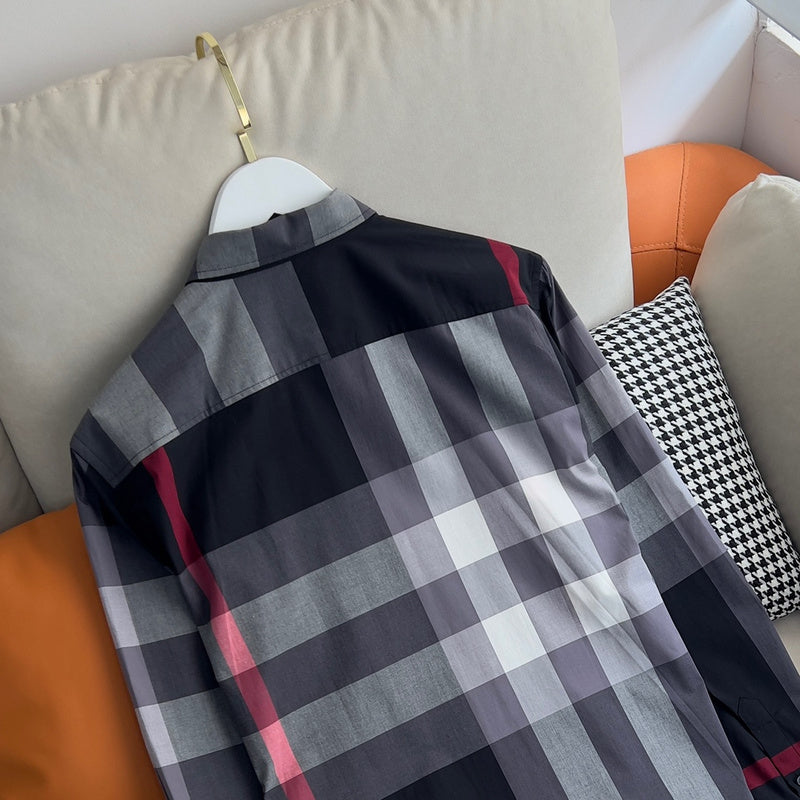 Close-up of Burberry designer clothing craftsmanship