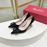 Roger Vivier luxury shoes detail shot