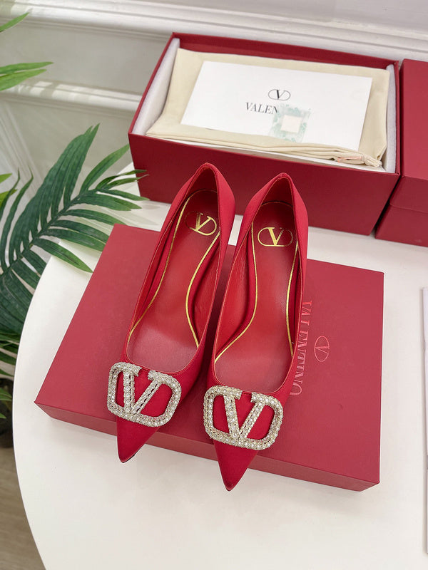 Valentino Garavani luxury shoes detail shot