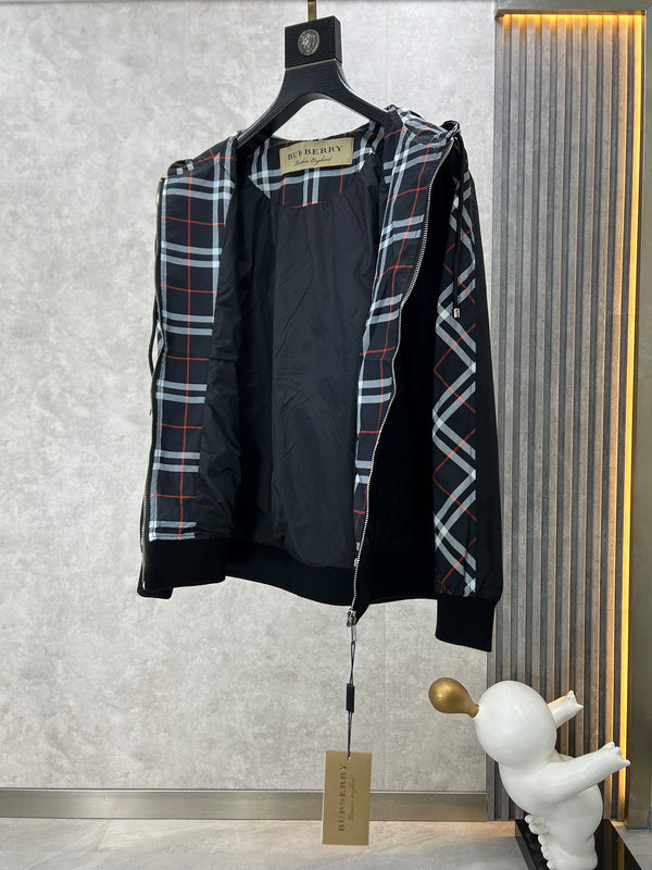 Close-up of Burberry designer clothing craftsmanship