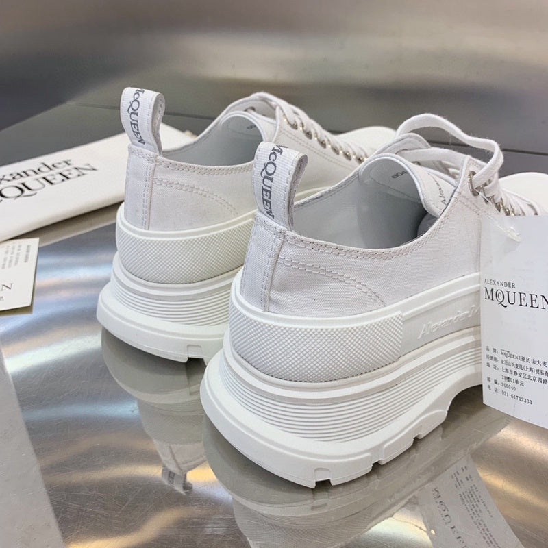 Alexander McQueen shoes Style 296 - close-up of iconic logo design