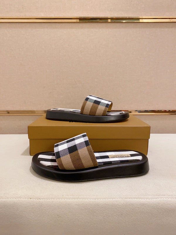 Burberry Burgundy Slip-On Sneakers - Heel Detail View