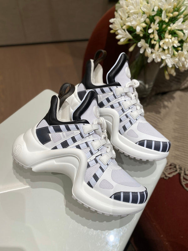 Louis Vuitton Grey Ankle Boots - Angled View