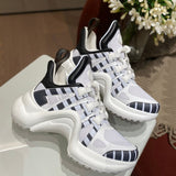 Louis Vuitton Grey Ankle Boots - Angled View