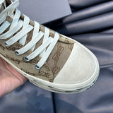 Balenciaga Nude Ankle Boots - Close-Up Texture View