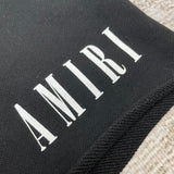 Close-up of Amiri t-shirt craftsmanship