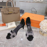 Hermes shoes Style 370 - front view, premium designer craftsmanship