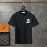 Burberry luxury t-shirt detail shot