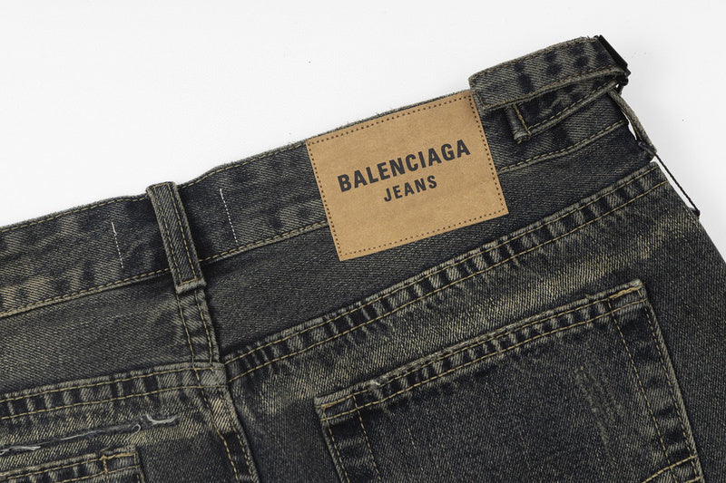 Close-up of Balenciaga designer clothing craftsmanship