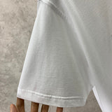 Burberry luxury t-shirt detail shot