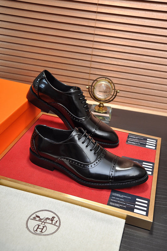 Hermes shoes Style 062 - close-up of premium designer craftsmanship
