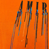 Close-up of Amiri t-shirt craftsmanship