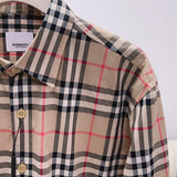 Close-up of Burberry designer clothing craftsmanship