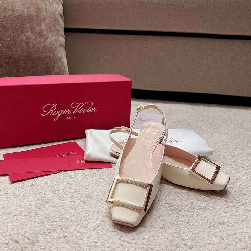 Roger Vivier shoes front view designer style