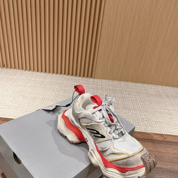 Balenciaga Grey Chelsea Boots - Detail Shot of Craftsmanship