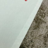 Close-up of Amiri t-shirt craftsmanship