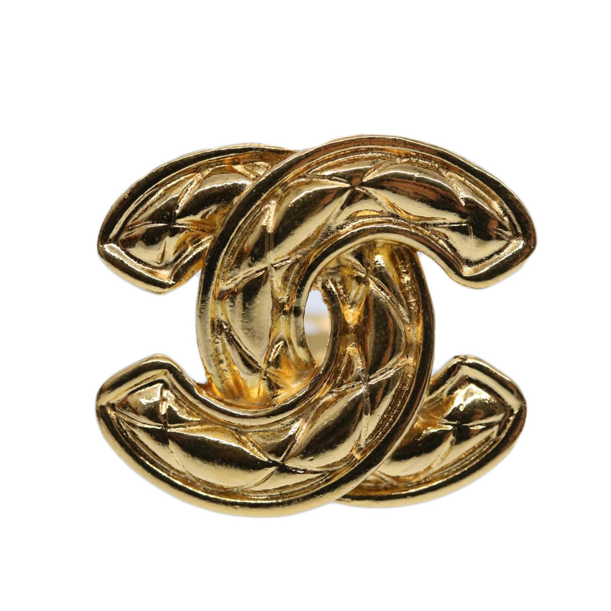 Chanel Jewellery? Chanel COCO Mark Earring Gold Tone Auth 60078A Elegant Everyday Fine Jewellery