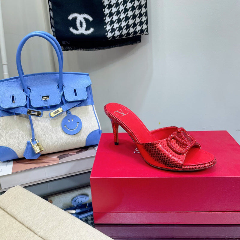 Valentino Garavani designer shoes full view