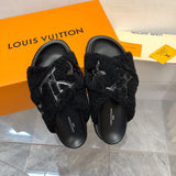 Louis Vuitton Chocolate Brown High-Top Sneakers - Studio Shot