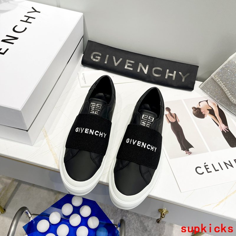 Givenchy Red Chunky Platform Sneakers - Front View