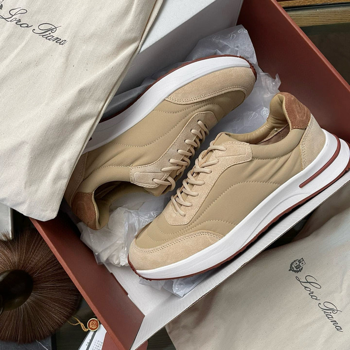 Shoes- Loro P Weekend Walk Trainers Luxury Lifestyle Designer Footwear