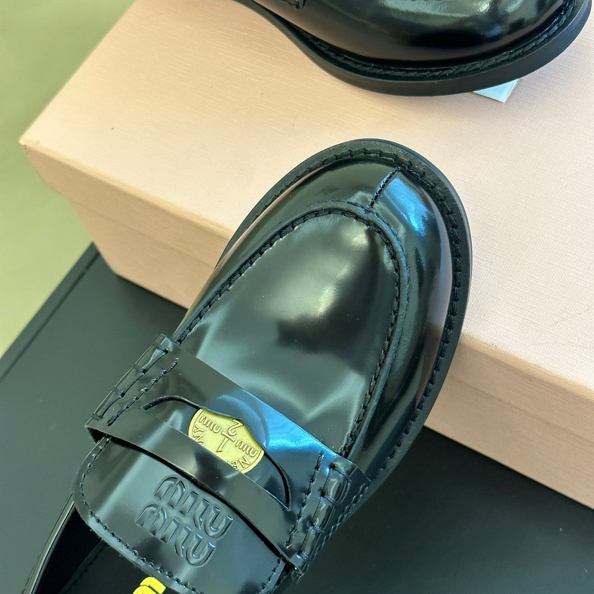 Shoes- Miu M Loafers Premium Designer Casual Shoes