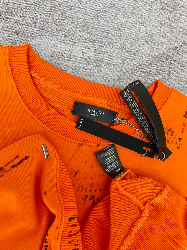Amiri luxury hoodie detail shot