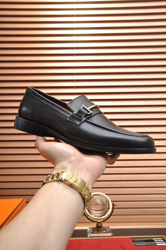 Hermès Camel High-Top Sneakers - Back View