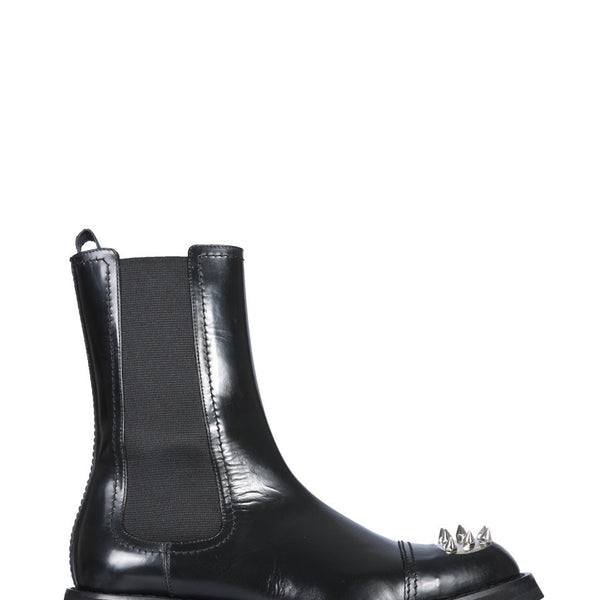 Alexander McQueen boots & booties luxury designer piece front view