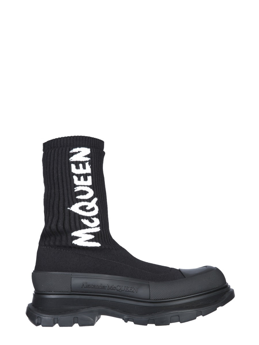 Alexander McQueen boots & booties luxury designer piece front view