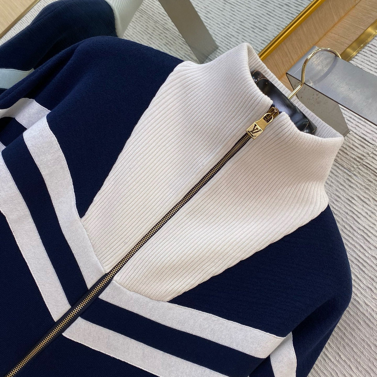 Louis Vuitton Sweaters- Louis Vuitton Lou Zip Jumper Premium Casual Designer Knitwear