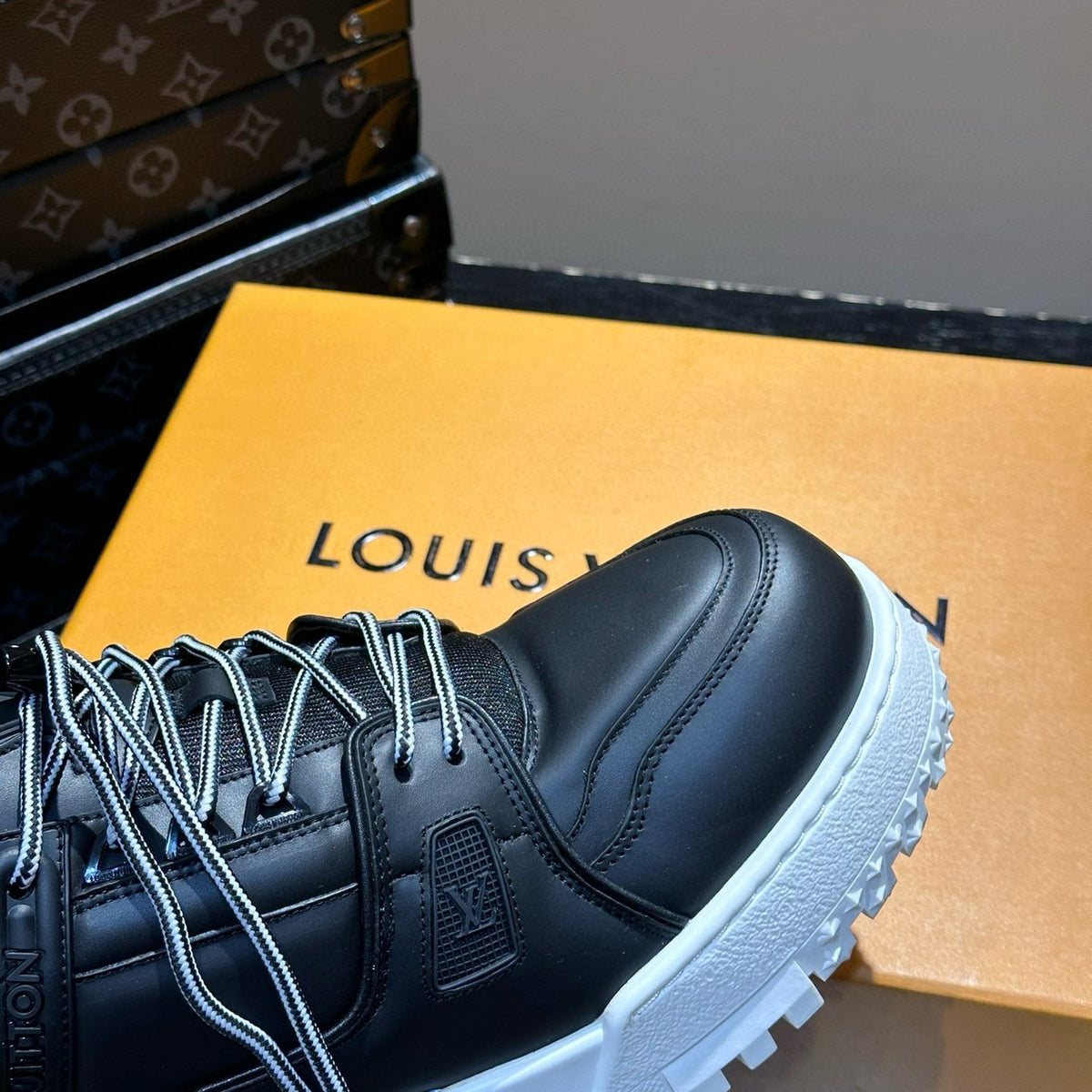 Louis Vuitton Shoes- Louis Vuitton Lou Trainers Comfortable Everyday Designer Shoes