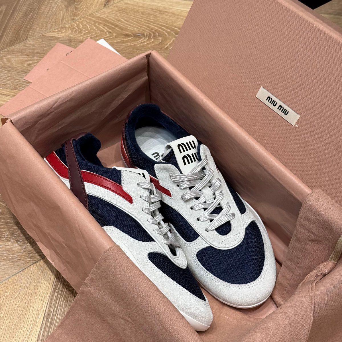Shoes- Miu M Trainers Luxury Lifestyle Designer Footwear
