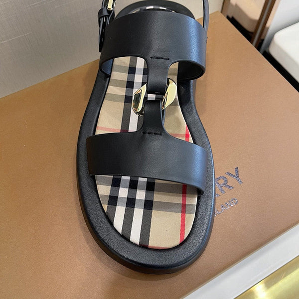 Burberry Grey Bow-Detail Flats - Angled View