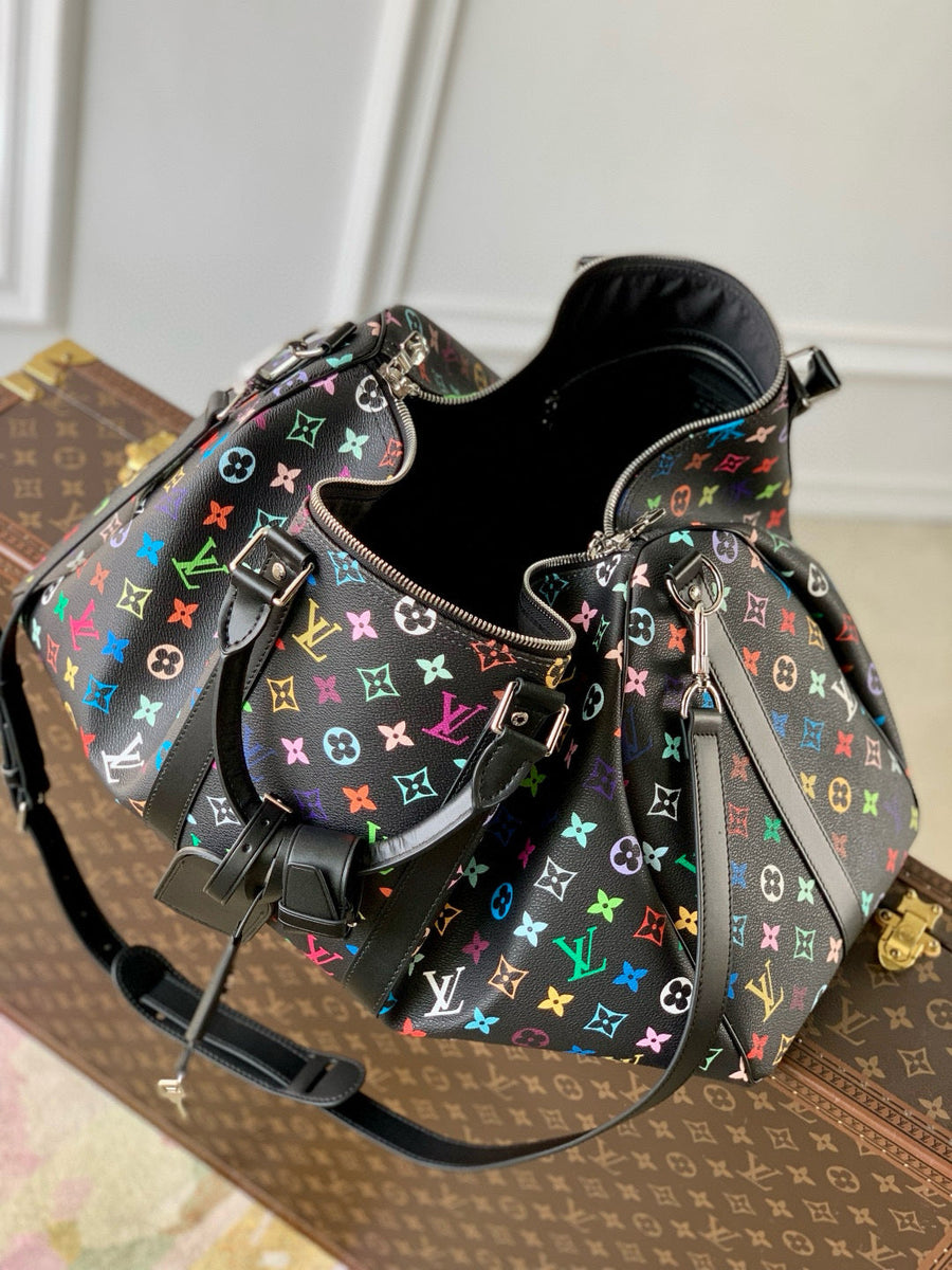 Louis Vuitton Bags- Louis Vuitton Lou x Murakami Keepall 50 Bag Luxury Designer Leather Handbag