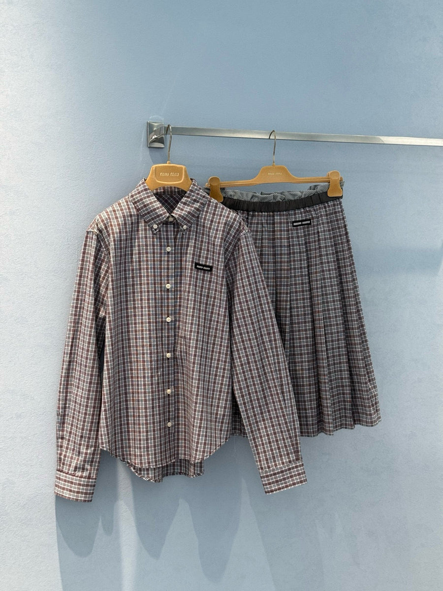 Skirts- Miu M Skirt Elegant Designer Casual Skirt