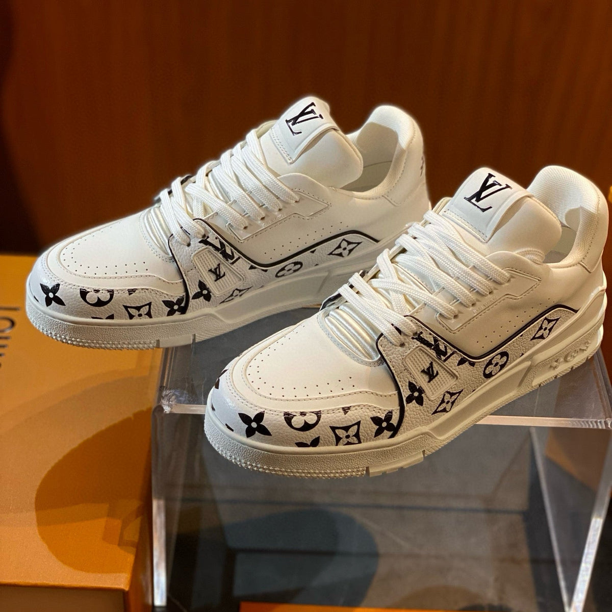 Louis Vuitton Shoes- Louis Vuitton Lou Trainers Premium Designer Casual Shoes
