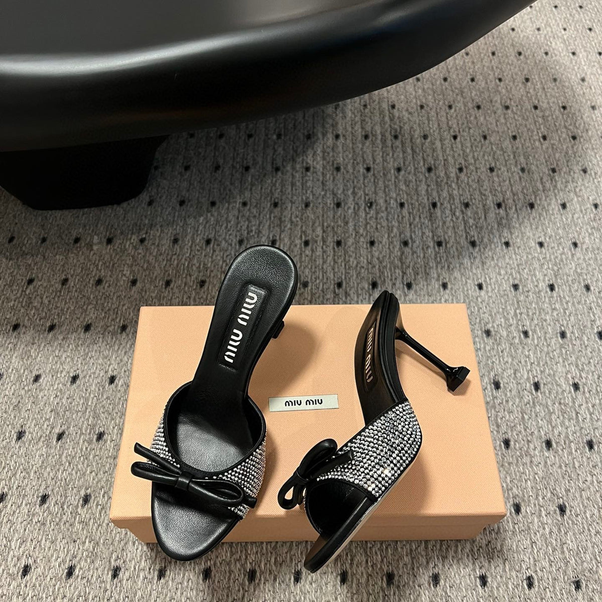 Shoes- Miu M Heels Luxury Lifestyle Designer Footwear