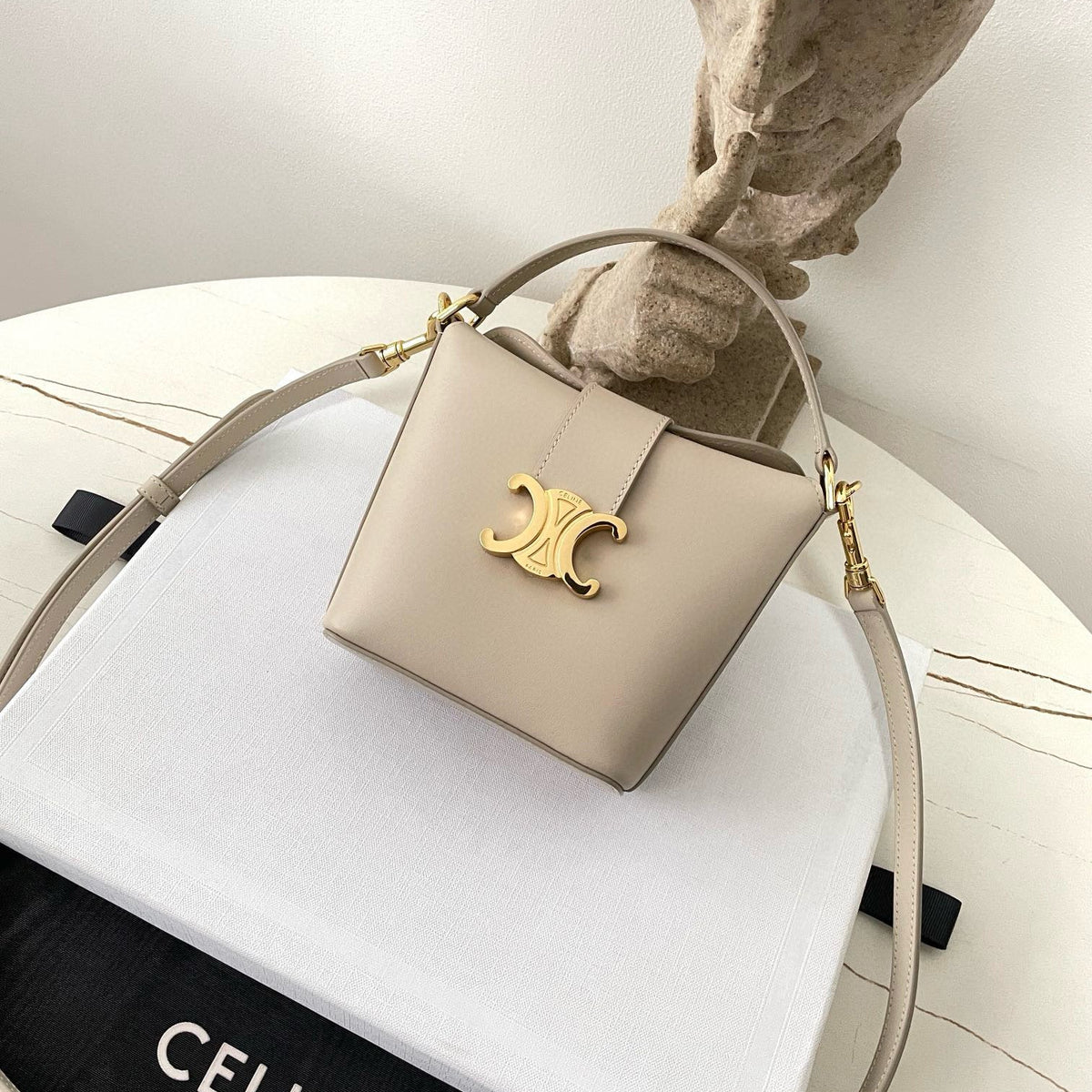 Bags- Cel Mini Bucket Louise Bag Premium Designer Shoulder Bag