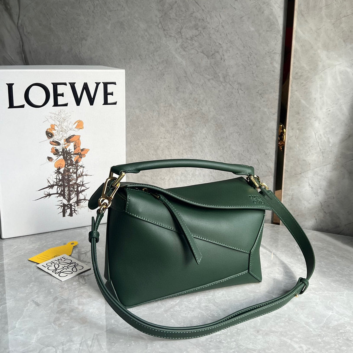 Bags- Loew Small Puzzle Edge Bag Premium Designer Shoulder Bag