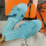 Hermes sandals Style 028 - close-up of elevated everyday design