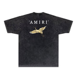 Close-up of Amiri t-shirt craftsmanship