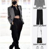 Full silhouette view of Saint Laurent luxury piece style No.024