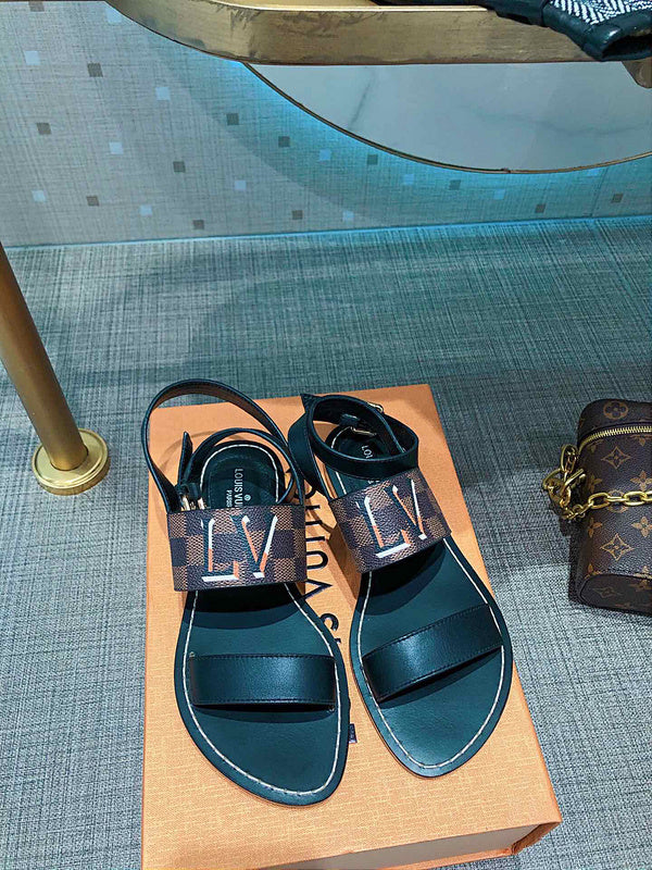 Louis Vuitton luxury shoes detail shot
