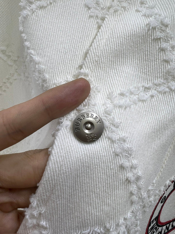 Burberry luxury designer clothing detail shot