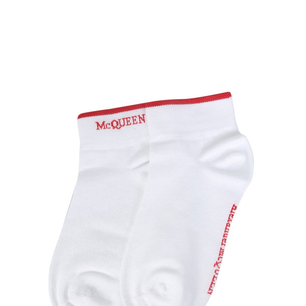 Alexander McQueen Socks? Alexander Mcqueen Women Sock With Logo Premium Designer Cotton Socks